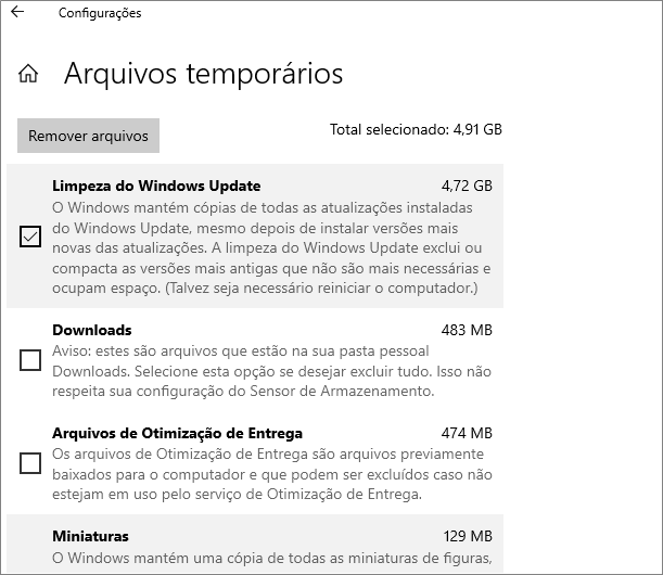 Limpar arquivos temporários no Windows