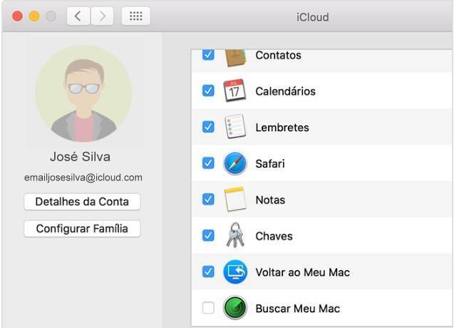 Como configurar o iCloud em um Mac