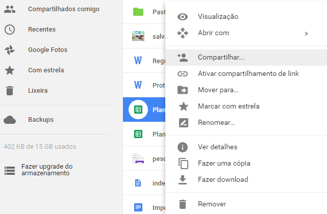 Como Compartilhar Pasta no Google Drive Pelo Celular, quer Compartilha