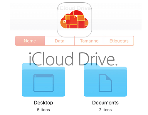 Como copiar documentos do iCloud Drive