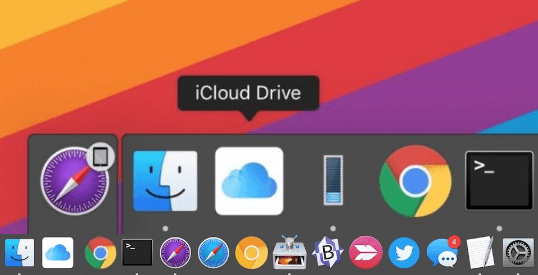 adicionar icloud-drive no Mac