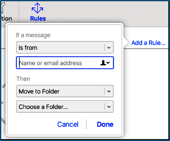 Filtrar e-mail do iCloud automaticamente