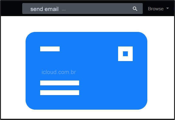 Enviar e-mail do iCloud mail com o navegador da Web
