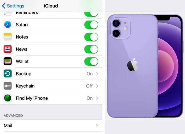 principais funções do iCloud no iPhone