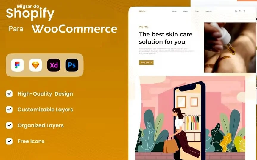 migrar uma loja do Shopify para o WooCommerce