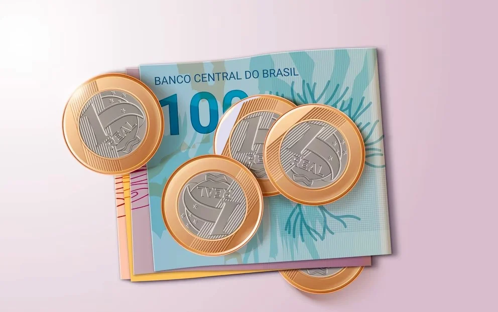 As tendências para o dinheiro em cédulas de papel e de moeda