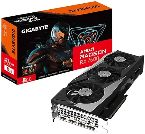 Placas de Vídeo Radeon 7600 XT Gigabyte