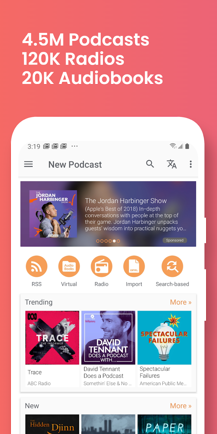 Podcast Addict: Podcast player