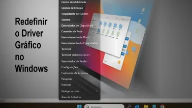 Redefinir o driver gráfico no Windows