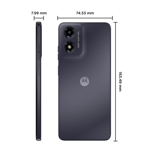 Smartphone Motorola Moto G04s 128GB 4GB RAM com Moto AI sensor FPS lateral Grafite - Imagem 2
