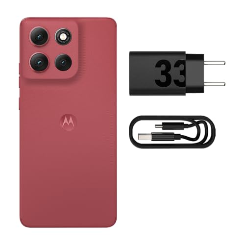 Smartphone Motorola Moto g86 5G - 256GB 8GB Tela 1.5K pOLED - Vermelho - Imagem 3