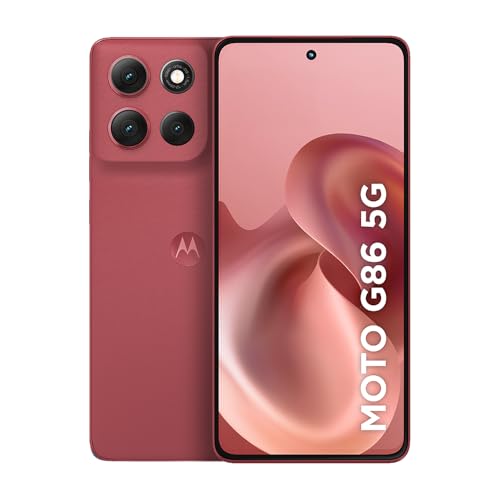 Smartphone Motorola Moto g86 5G - 256GB 8GB Tela 1.5K pOLED - Vermelho