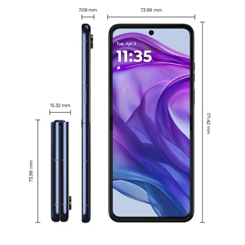 Smartphone Motorola Razr 50 Ultra - 512GB 12GB Tela dobrável 6,9 pOLED Blue - Imagem 4