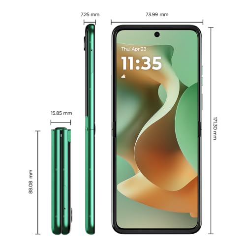 Smartphone Motorola Razr 60-256GB 12GB Tela dobrável 6,9 pOLED - Verde - Imagem 2