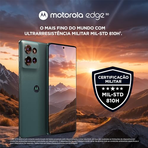 Smartphone Motorola Edge 50 5G - 512GB 12GB 50MP Sony Camera Moto AI - Grey - Imagem 2