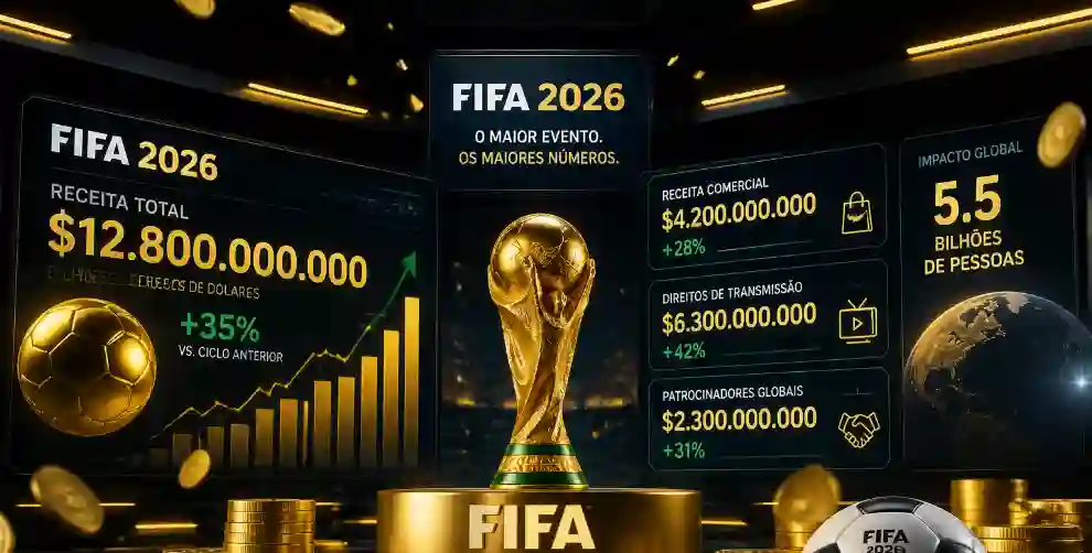 Comparativo Histórico do Faturamento da FIFA Por Ciclo