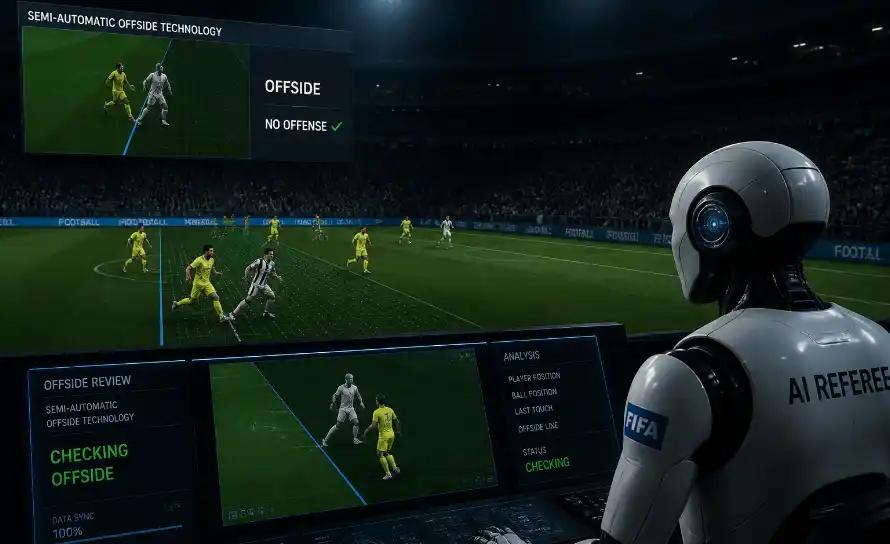 Impedimento Semiautomático: Como a IA Tomou Conta da Arbitragem